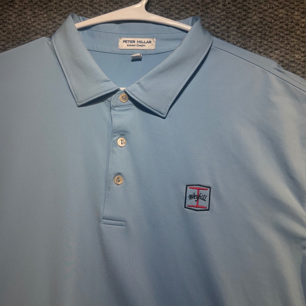 Peter Millar Summer Comfort Polo Shirt Mens XL  Weyhill Golf Short Slv